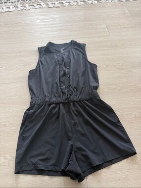GF Collective Sleeveless Black Romper